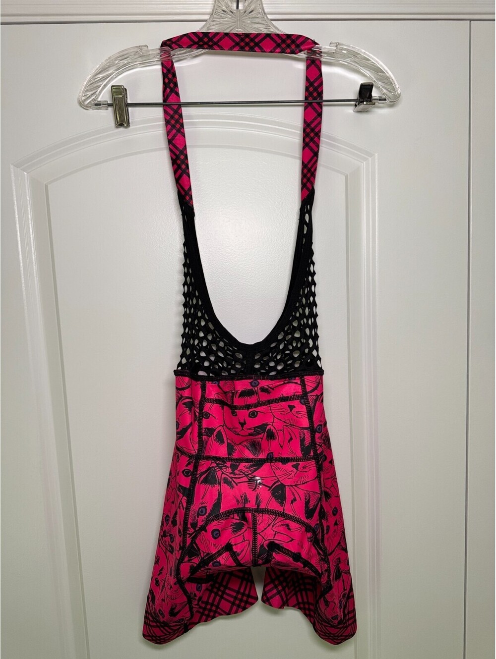 Women’s Shebeest Kitten Cycling Padded Bib Shorts Pink, (S) & Jersey (M) - Picture 7 of 9
